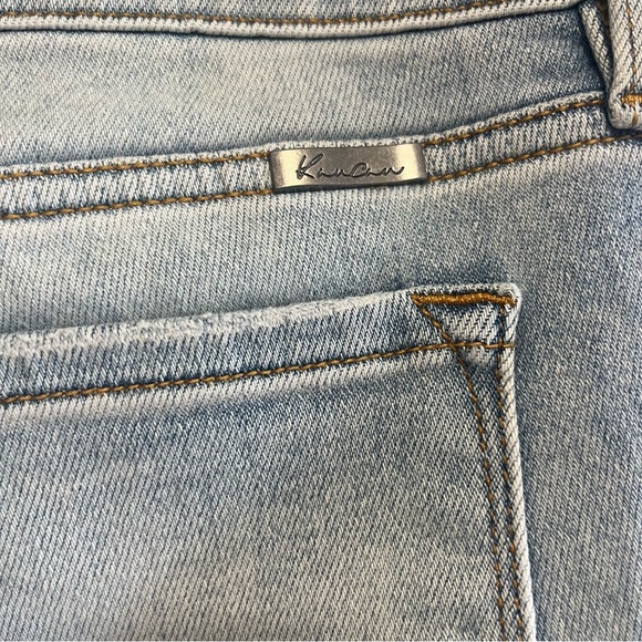 KANCAN Ankle Skinny Distressed Frayed Hem Denim Jeans - Picture 11 of 13